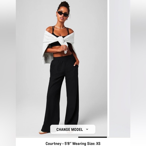 Fabletics Downtown Wide Leg Pant - Picture 4 of 5